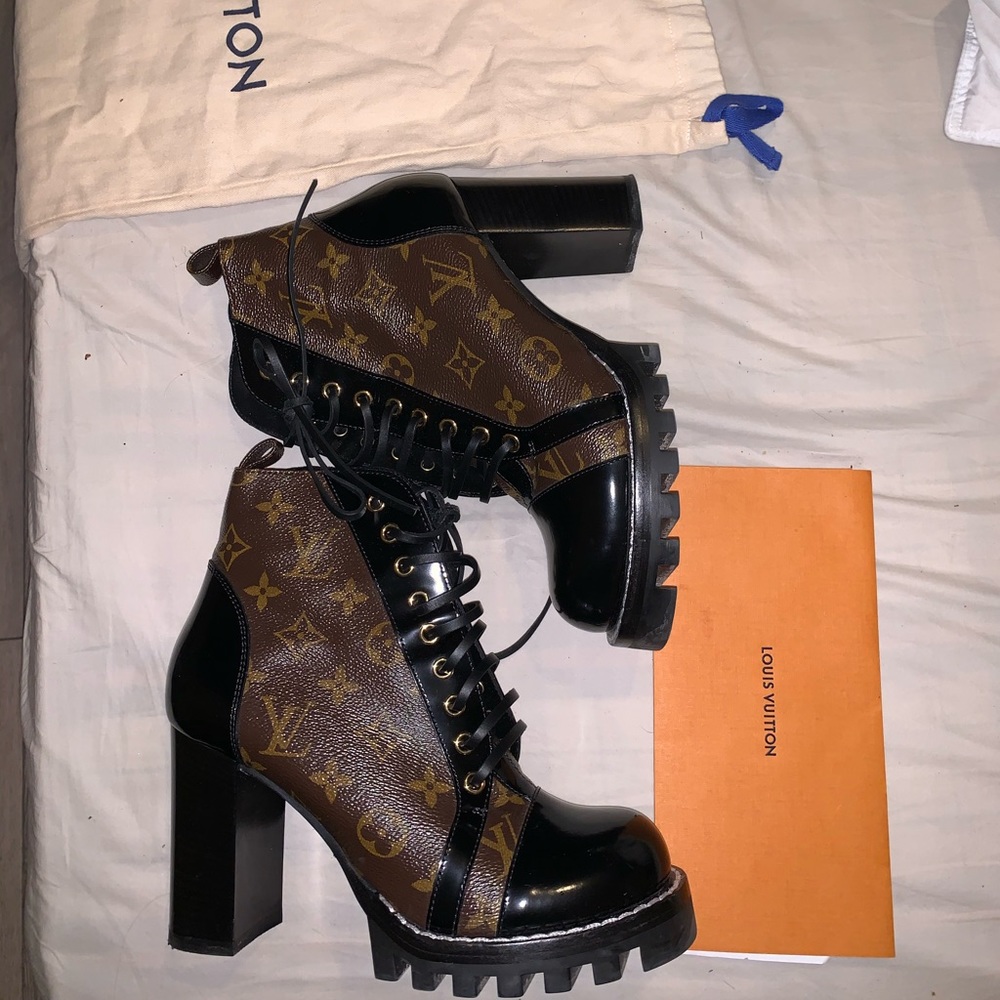 Louis Vuitton Star Trail monogram ankle boots